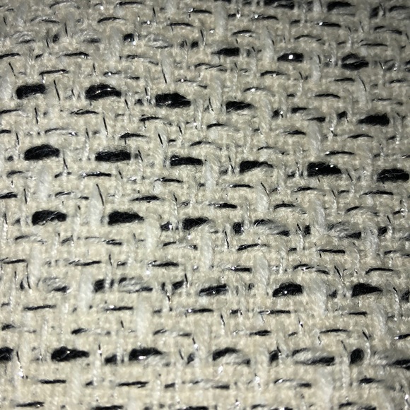 A.N.A. Lined Black and White Zip Blazer Jacket L - Picture 13 of 14